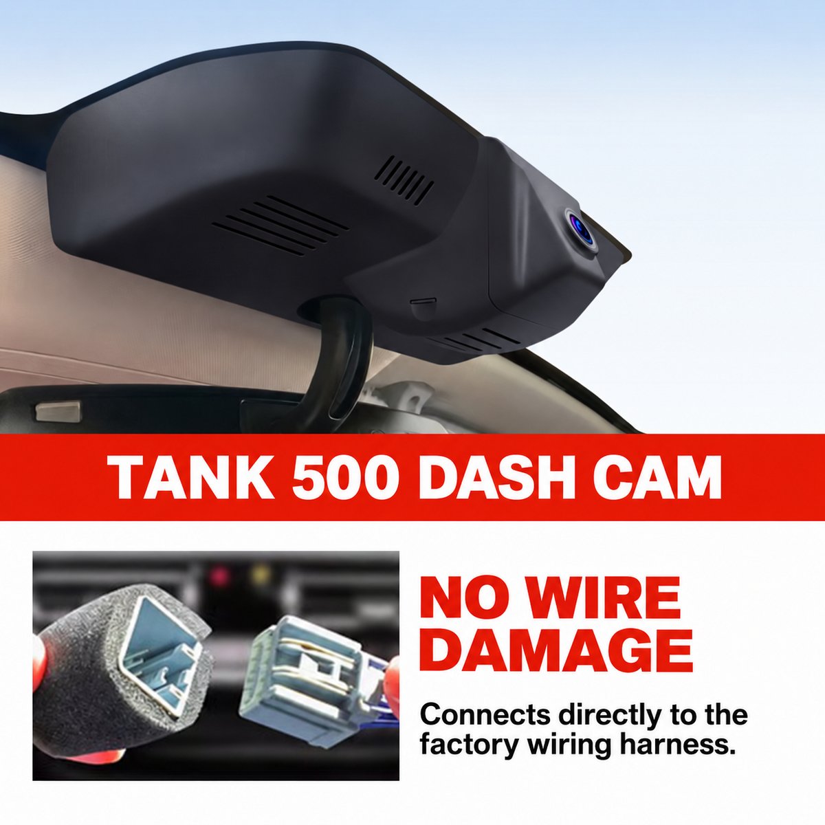 Dash camera for Tank 500 4K Ultra HD – image 4