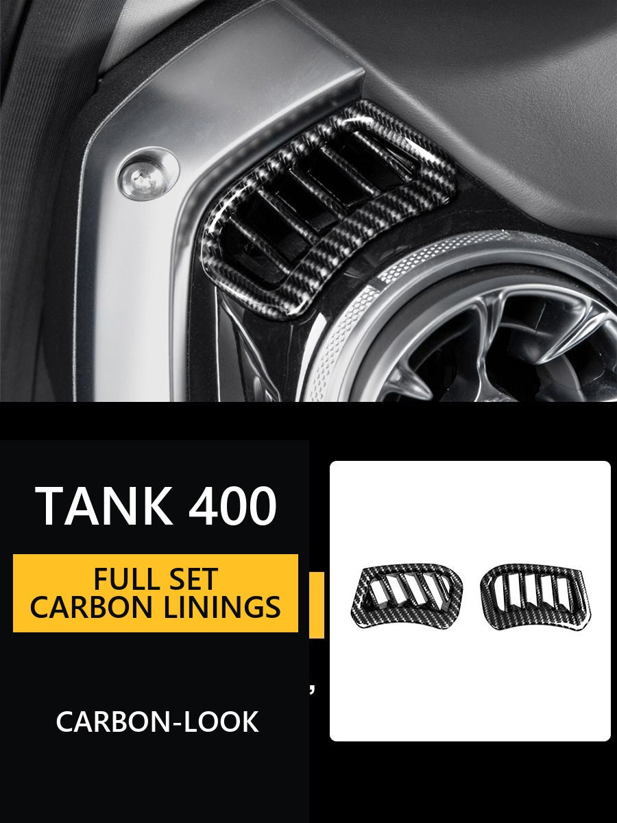 Full set of carbon linings for the cabin Tank 400 – image 7#Colour_Brown