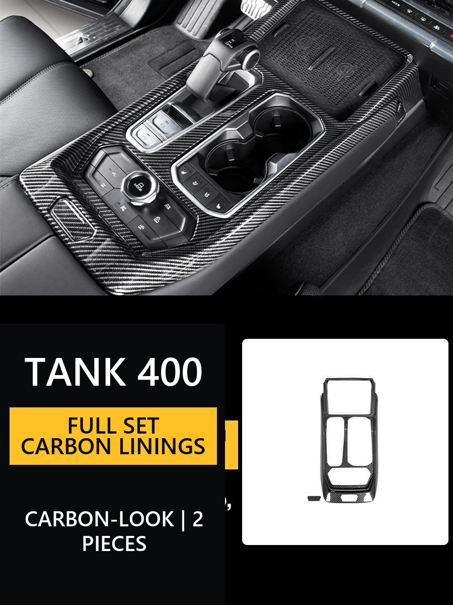 Full set of carbon linings for the cabin Tank 400 – image 10#Colour_Khaki