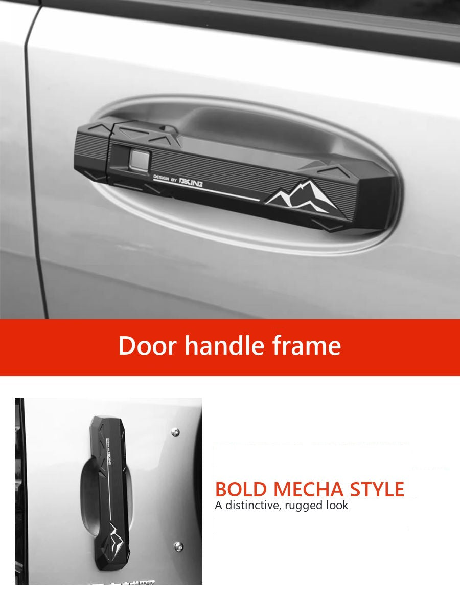 Mechanic-Style Aluminium Door Handle Cover Set for Tank 400 – image 2