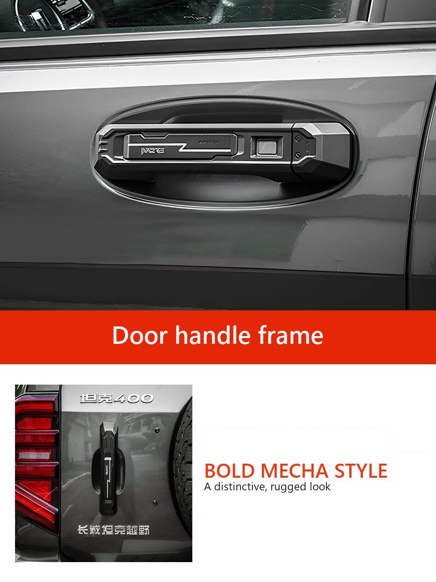 Mechanic-Style Aluminium Door Handle Cover Set for Tank 400 – image 22