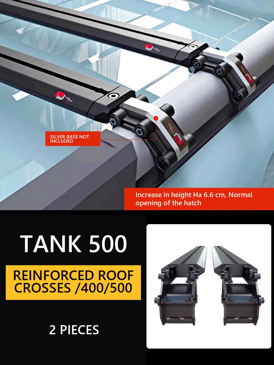 Reinforced Roof Crossbars Tank 300/400/500 – Style 5#Colour_Light-grey