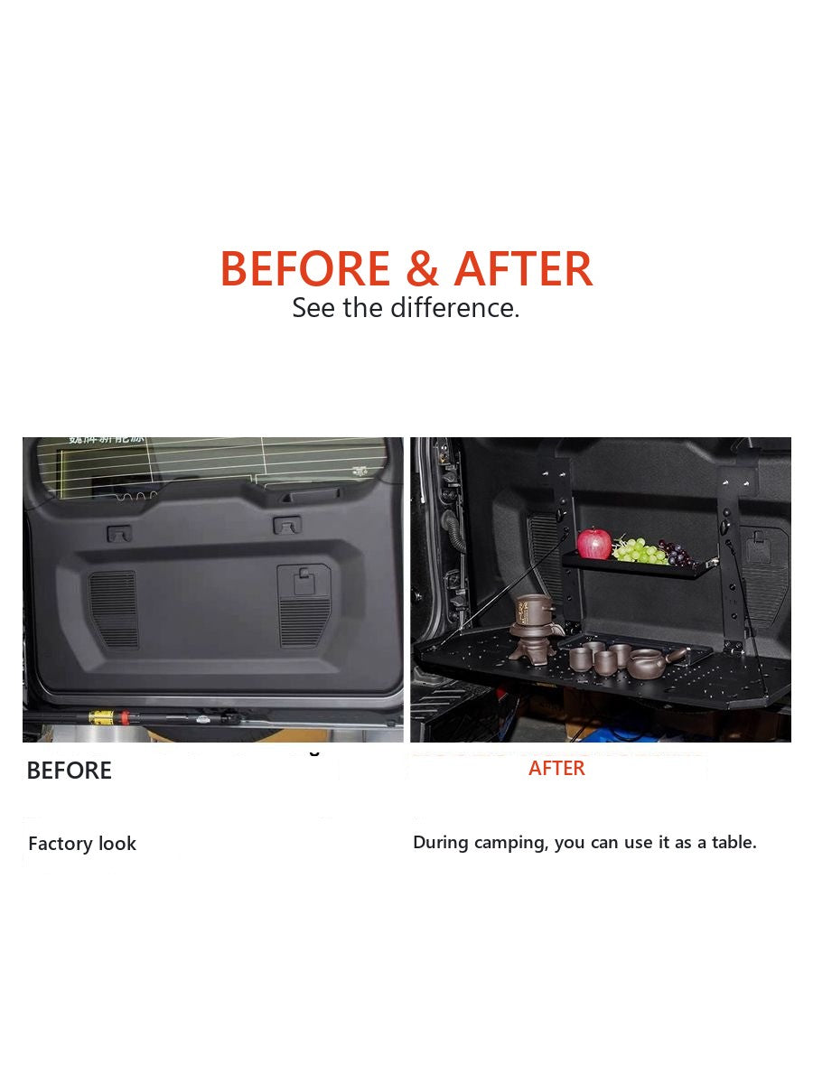 Folding table and organiser for the trunk Tank 400 – image 3