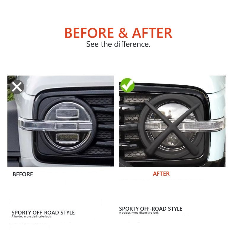 Protective frame for front headlights Tank 300 �C Style 2 – Product image 2
