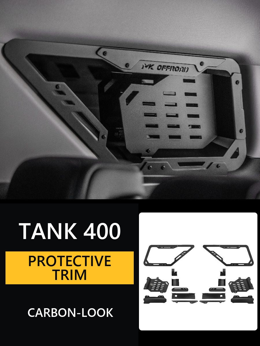 Side protective net for the trunk Tank 400 – Style 2