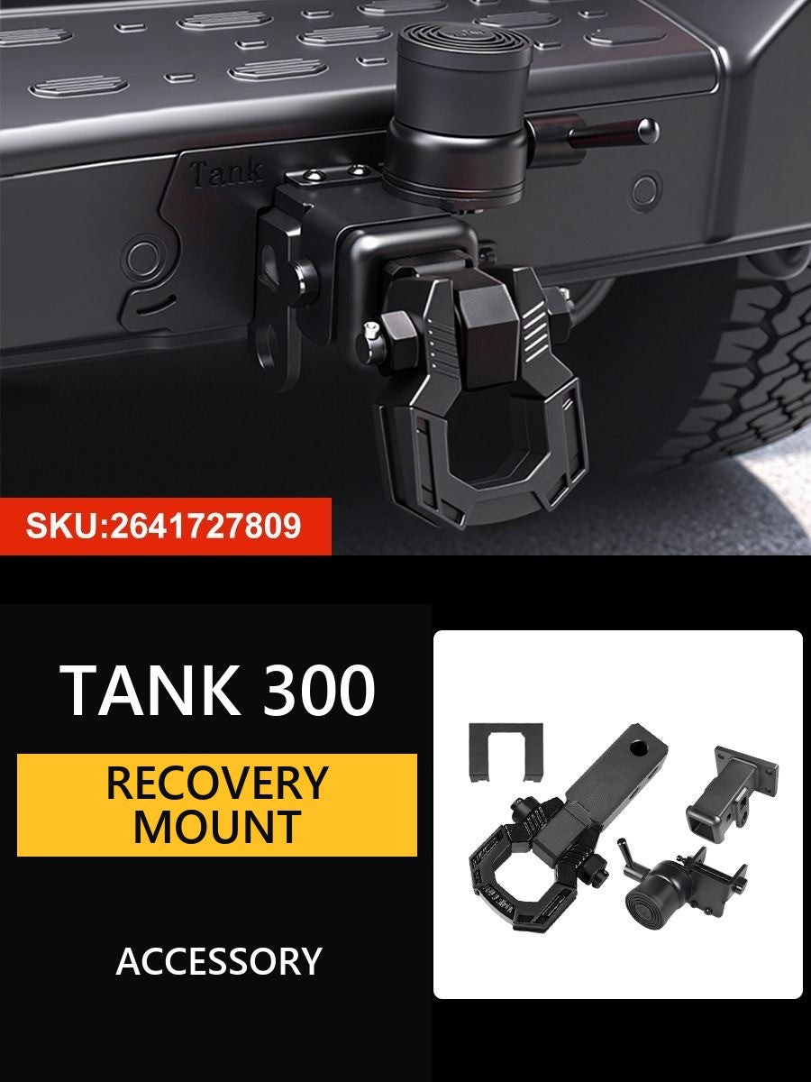 Towing hook for Tank 300 with wheel support – image 9#Colour_Matte Black