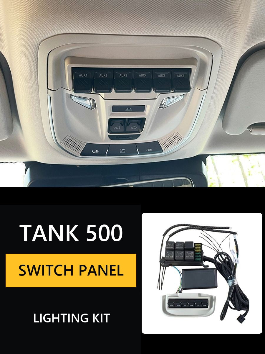Switch for additional lighting Tank 500/700 (6-channel, wired)