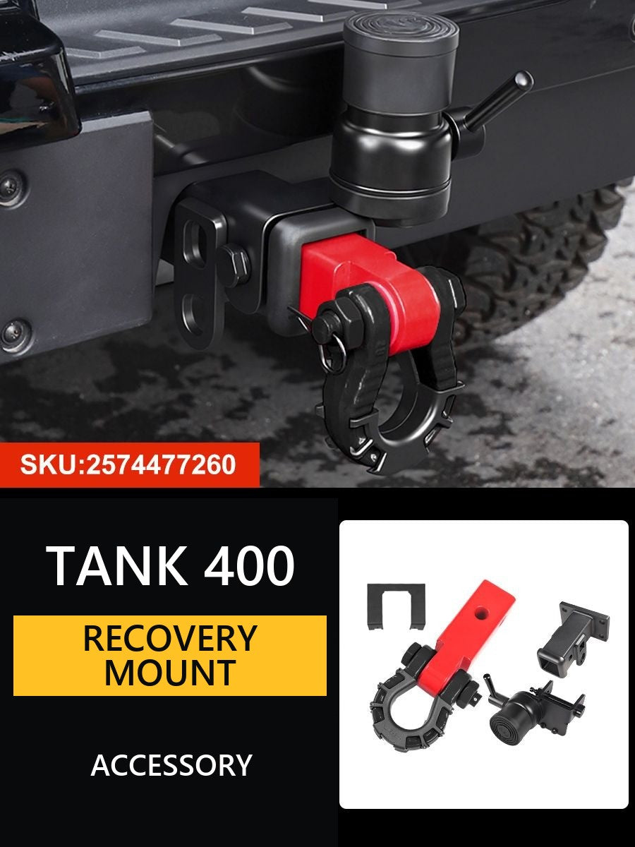Towing hook for Tank 400 with wheel support – image 14#Colour_Brown
