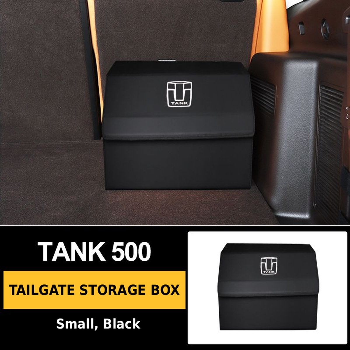 Tailgate Storage Box for Tank 500 – Small / Black