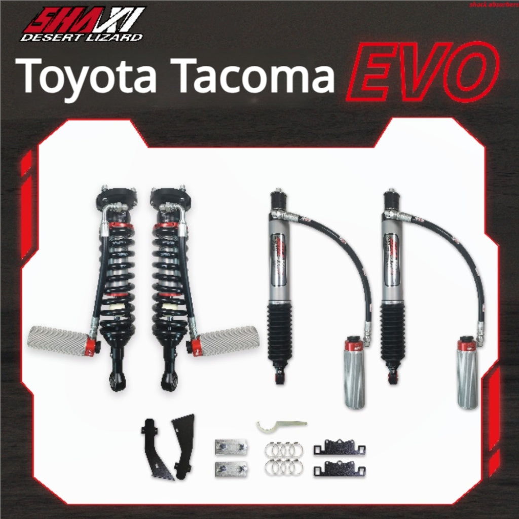 Toyota Tacoma EVO 73 SHAXI Nitrogen-Filled Adjustable Shock Absorbers