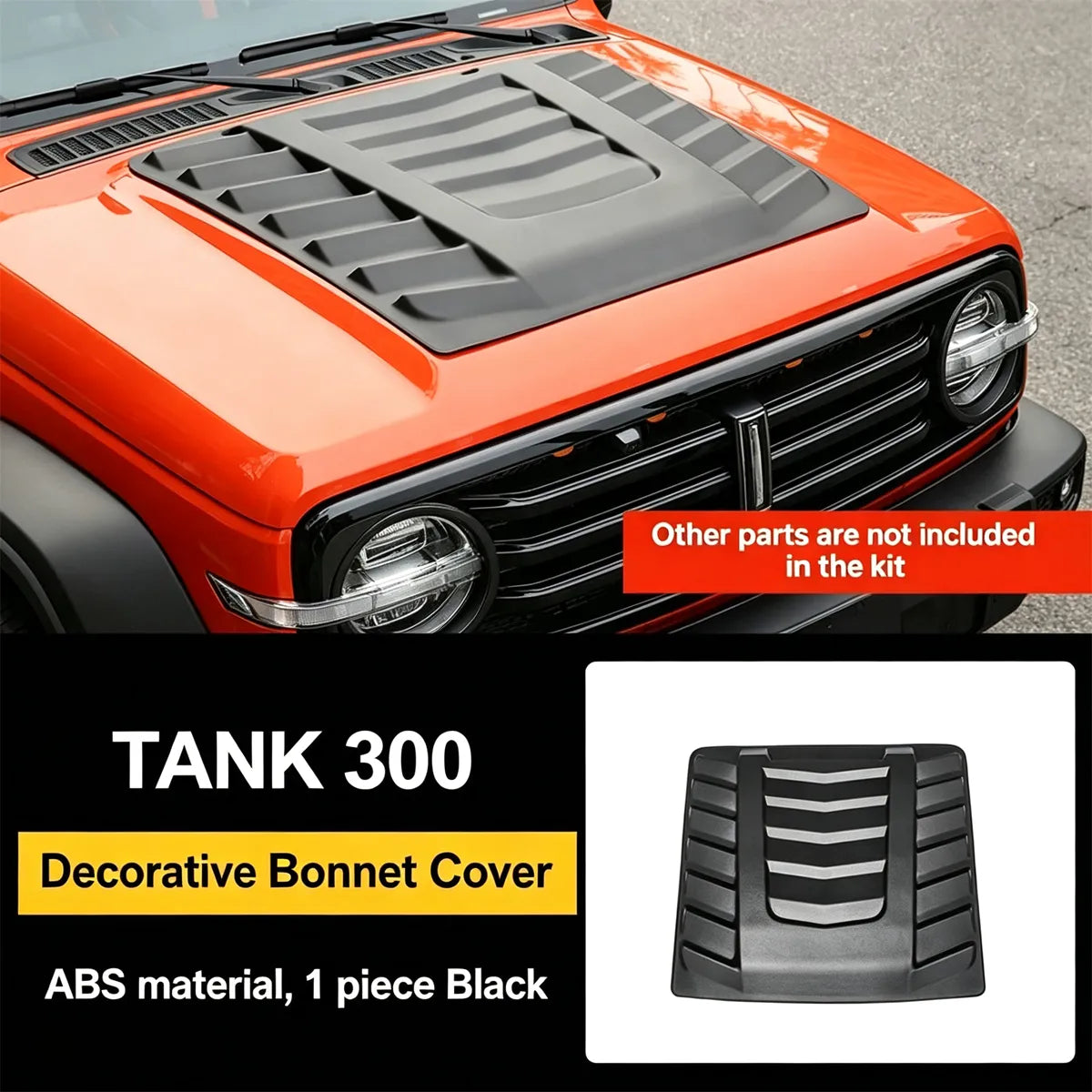 LED-lighted hood for Tank 300