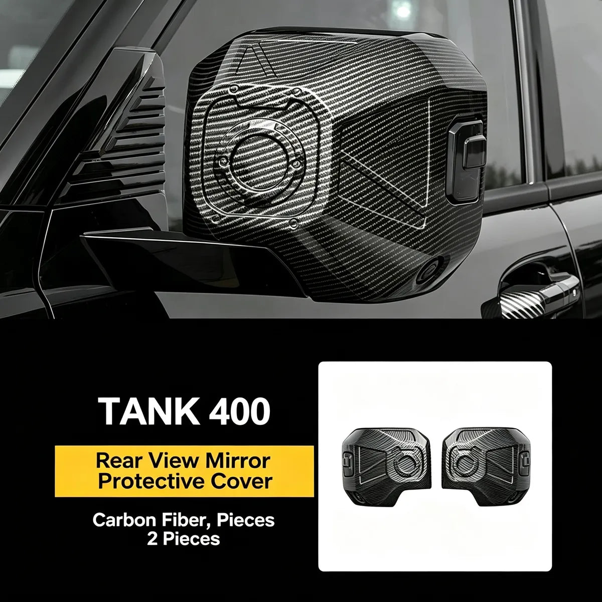 Cyberpunk mirrors for Tank 400 Hi4-T