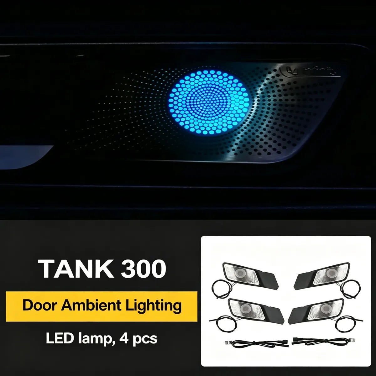 Accessories for Tank 300 LED-lighting of door speakers