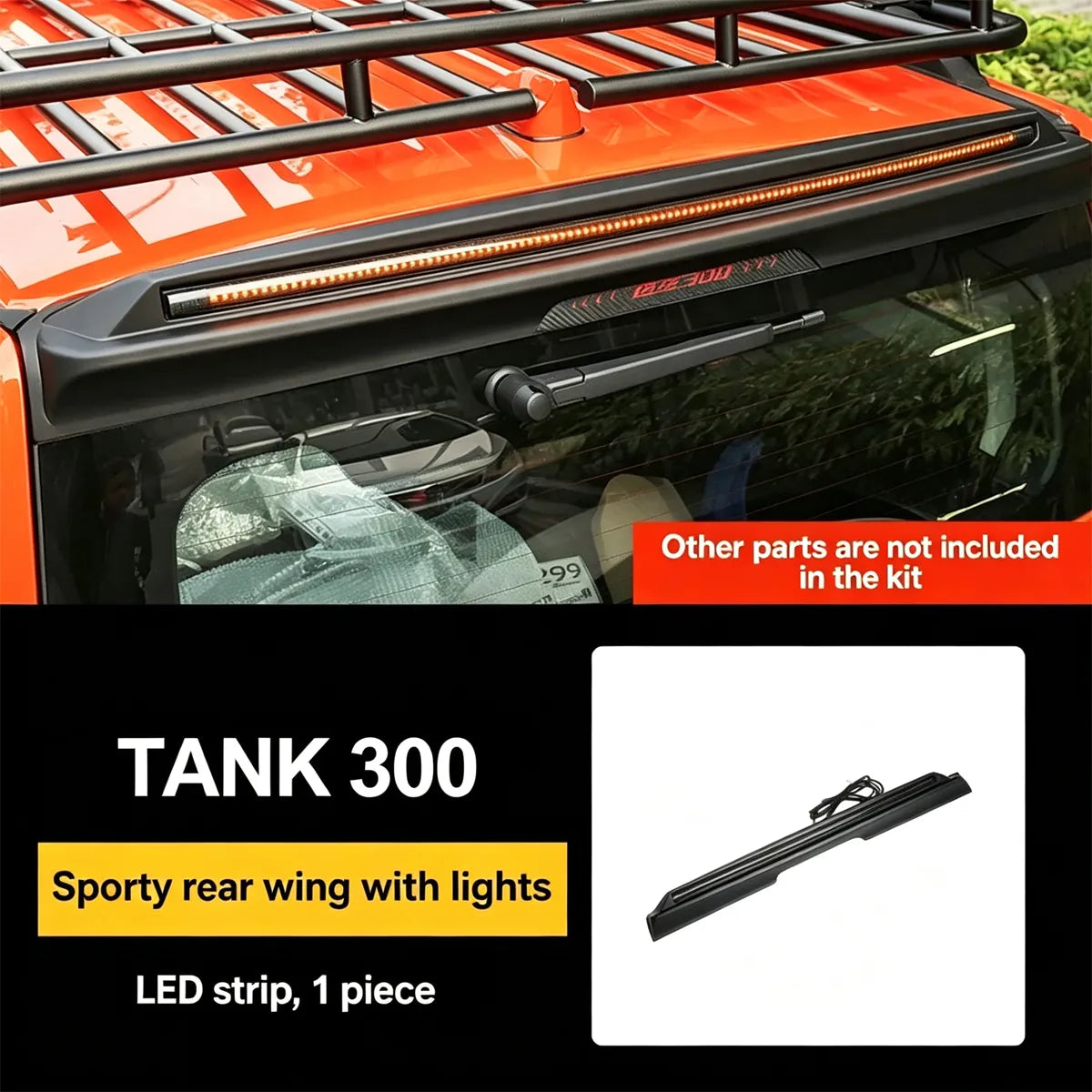 LED-lighted hood for Tank 300