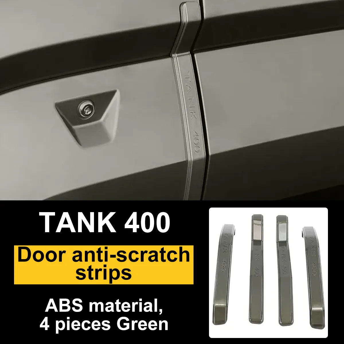 Protective linings for doors Tank 400 against impacts and scratches