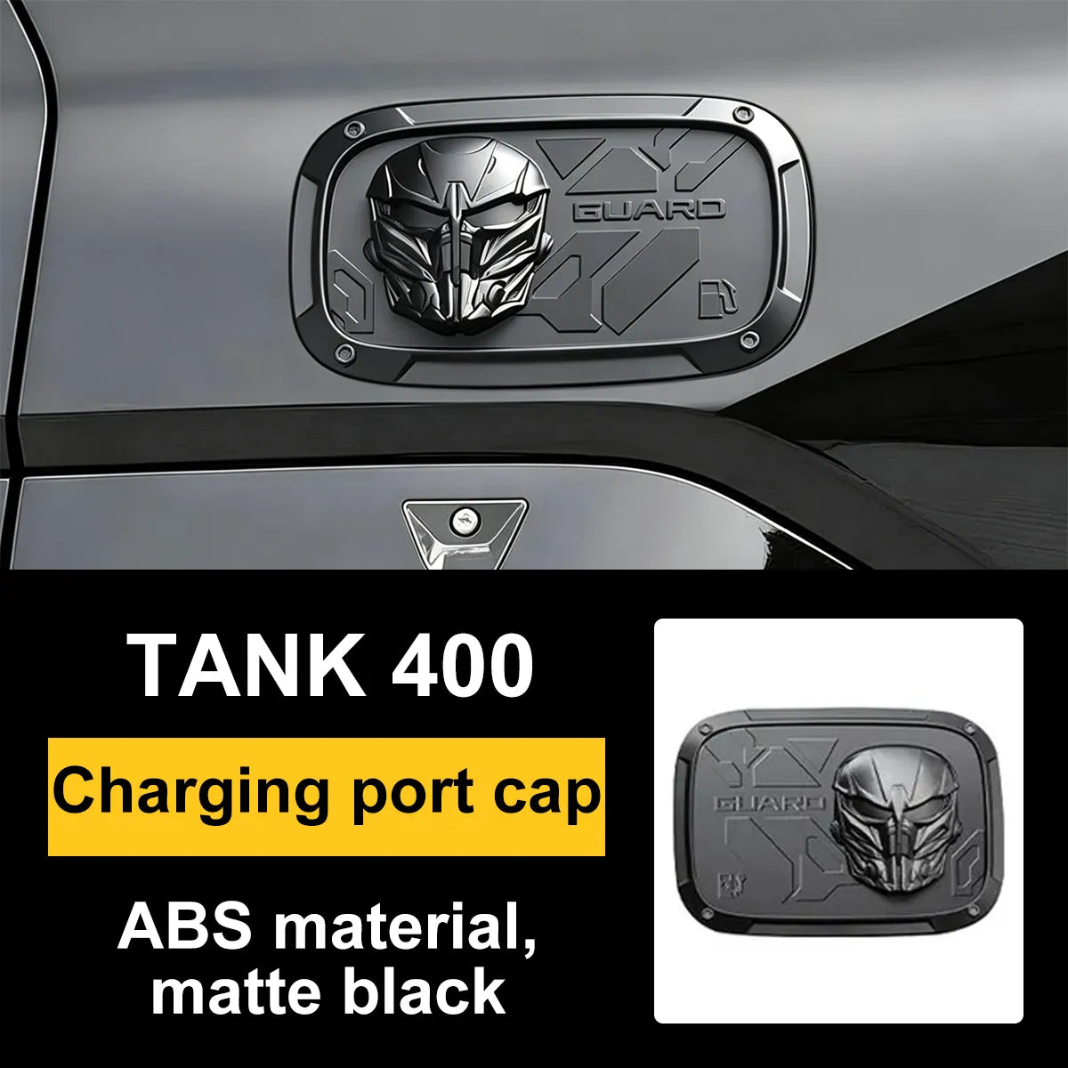 Side grid on the fur window for Tank 400, cyberpunk style