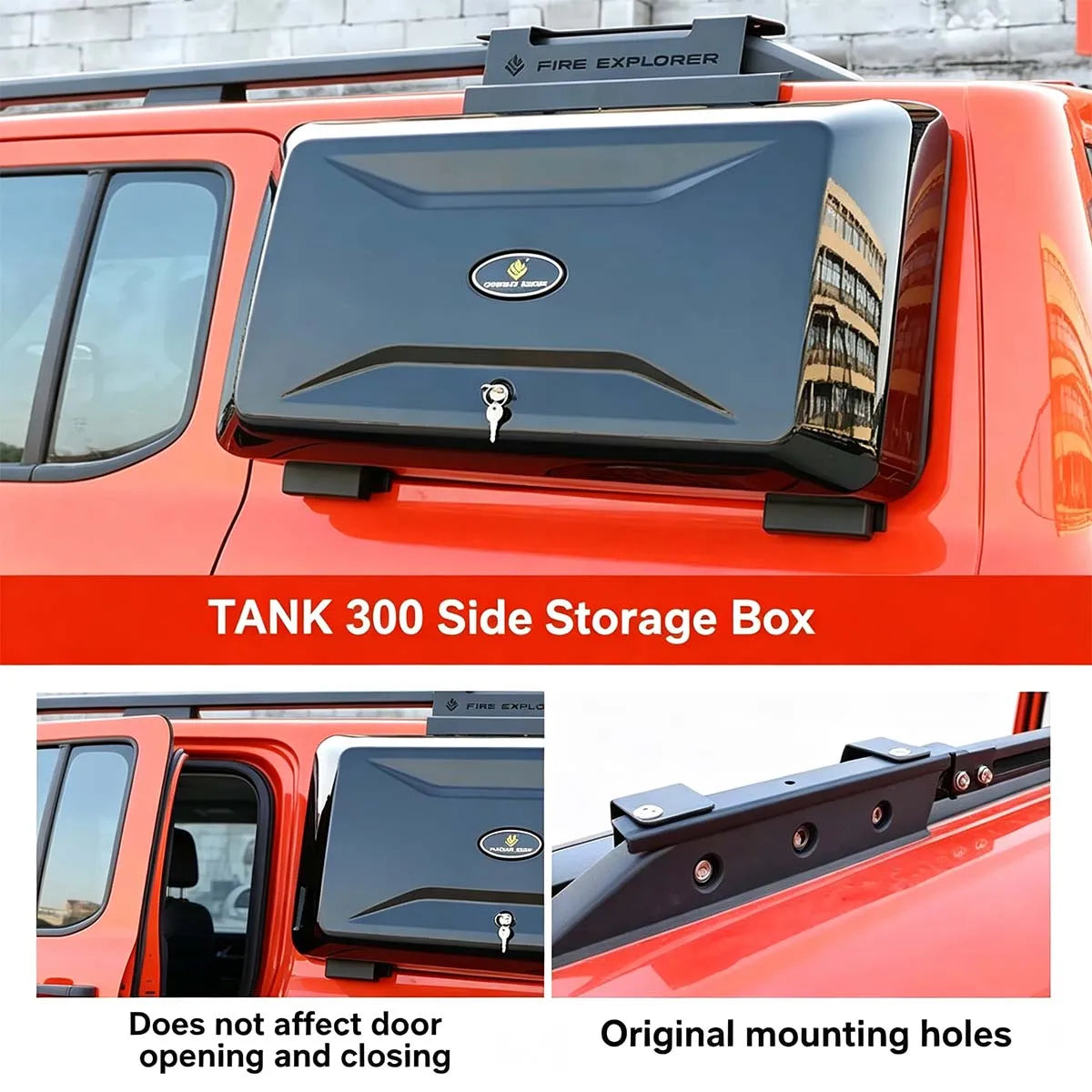Side organiser case for Tank 300