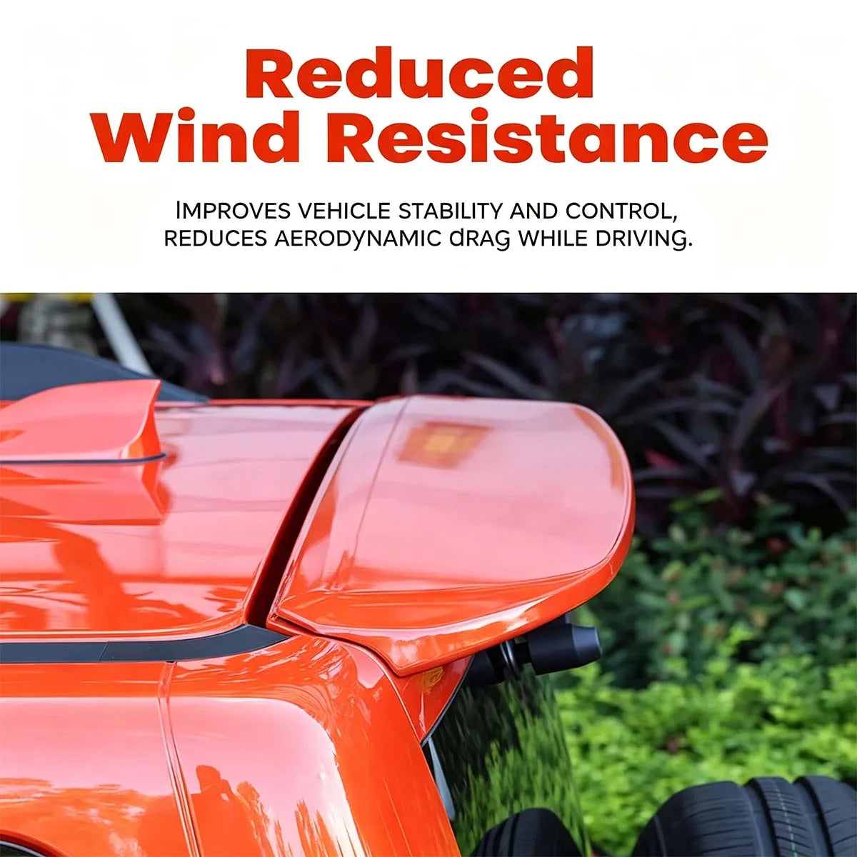 Spoiler for Tank 300 – Reduced Resistance