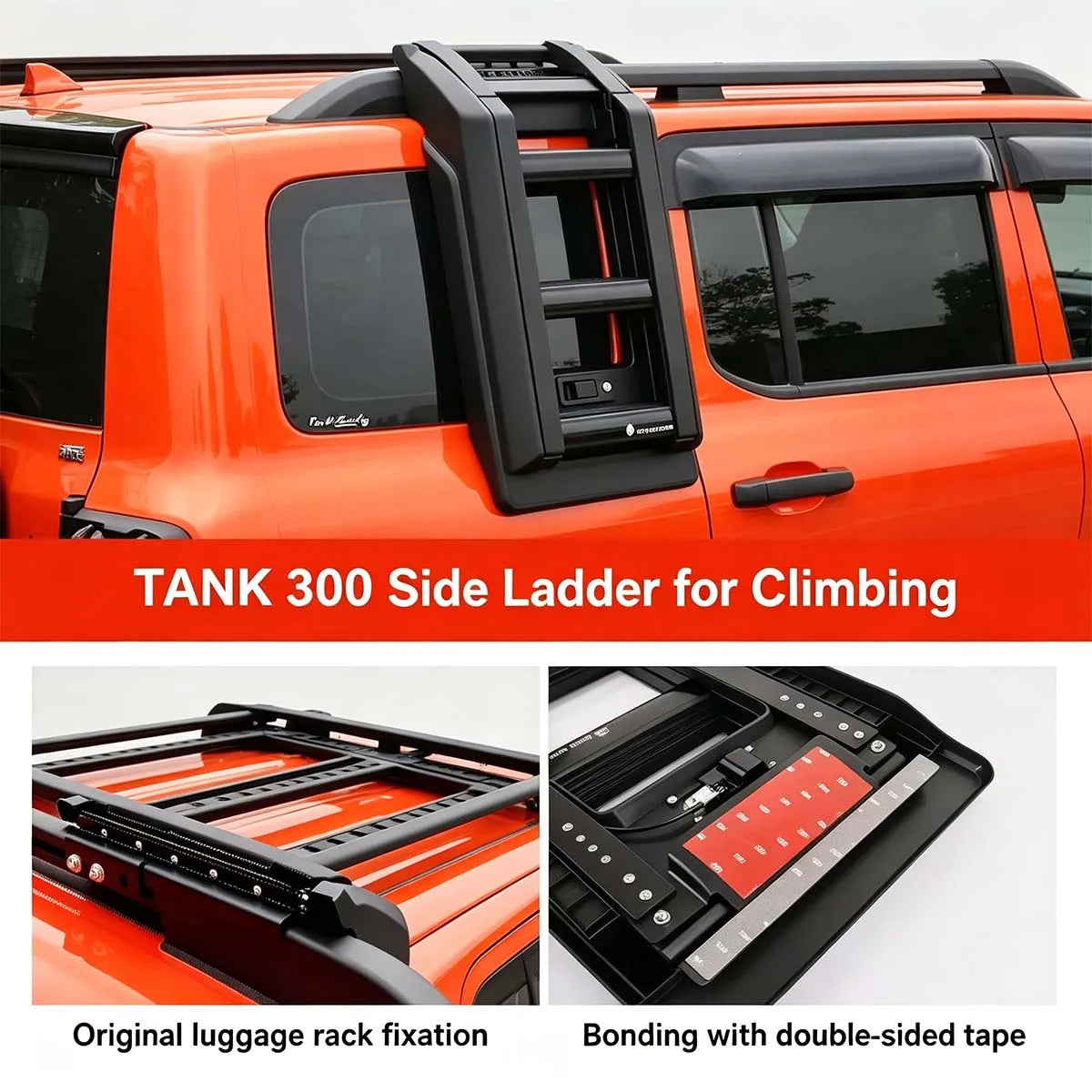 Foldable climbing ladder for the side window Tank 300 Explorer