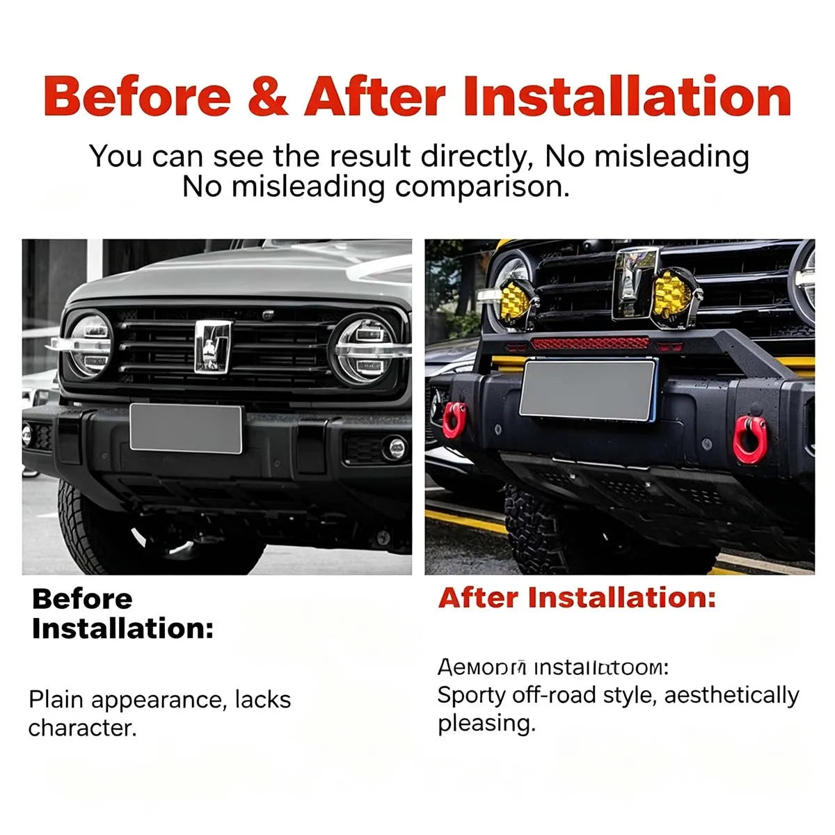 Front bumper Tank 300 – Style 7