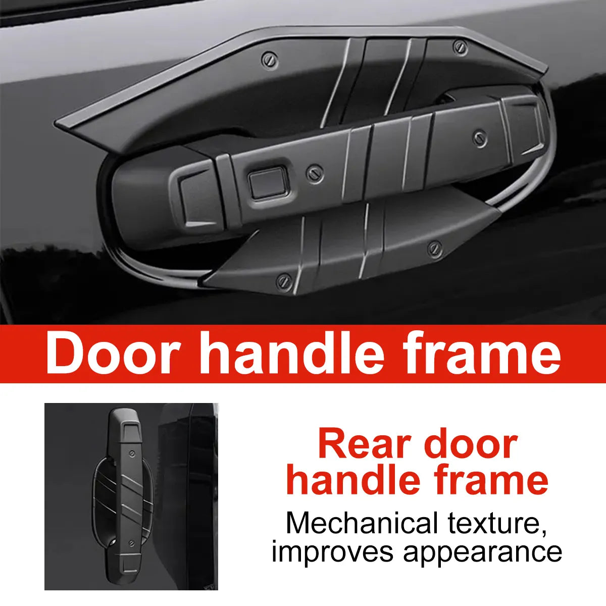 Protective linings on exterior door handles Tank 400