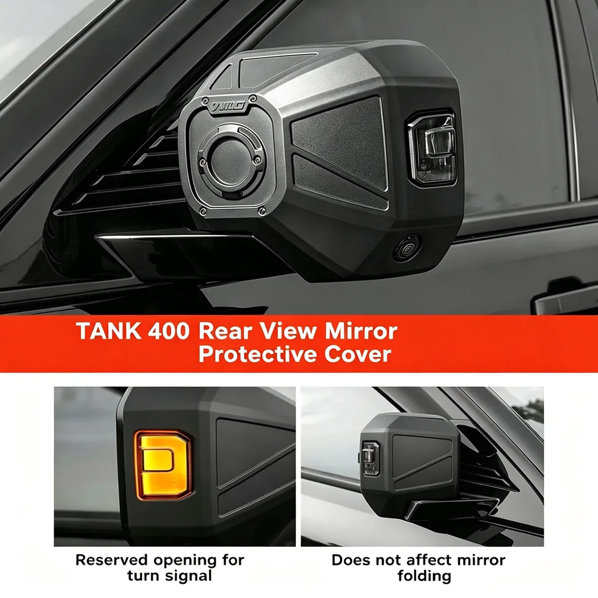 Cyberpunk mirrors for Tank 400 Hi4-T
