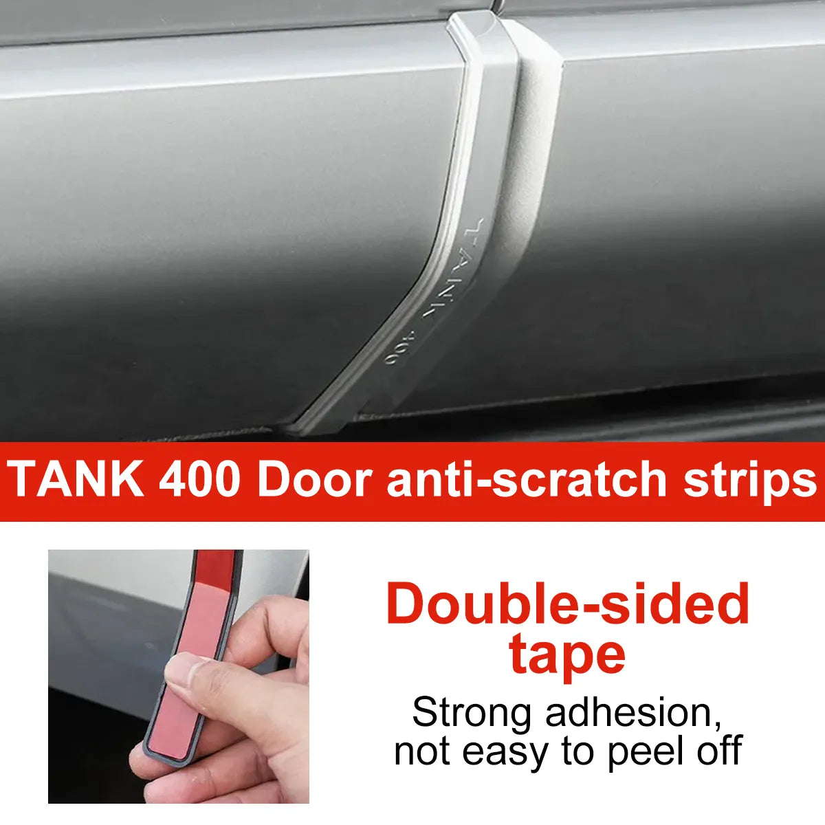 Protective linings for doors Tank 400 against impacts and scratches