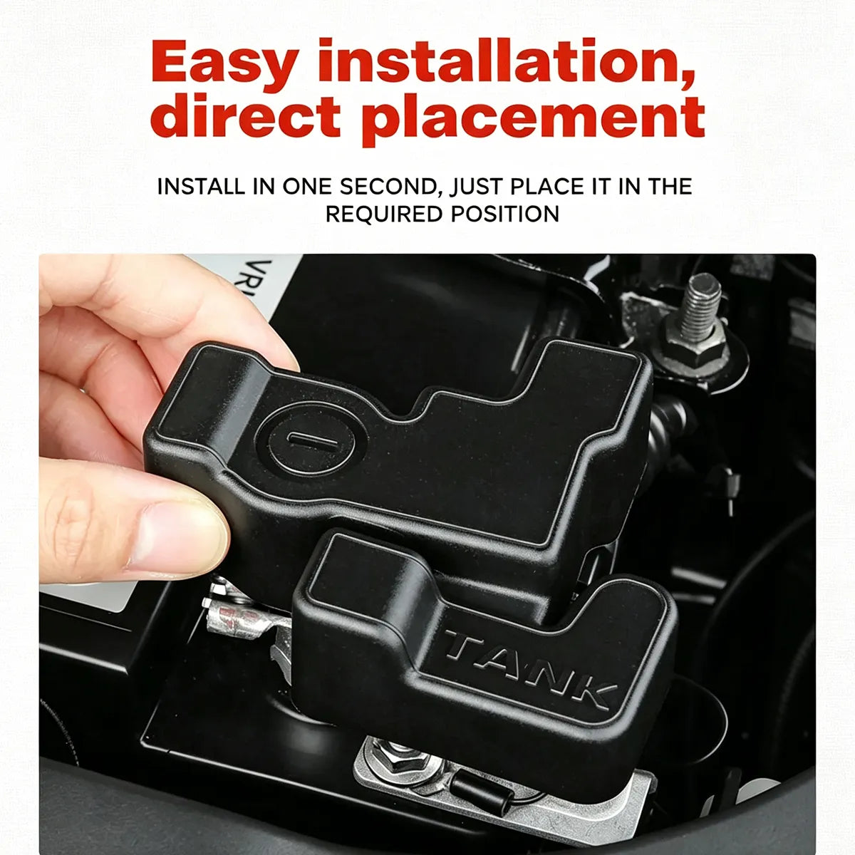Protective cover for negative battery terminal Tank 400 Hi4-T