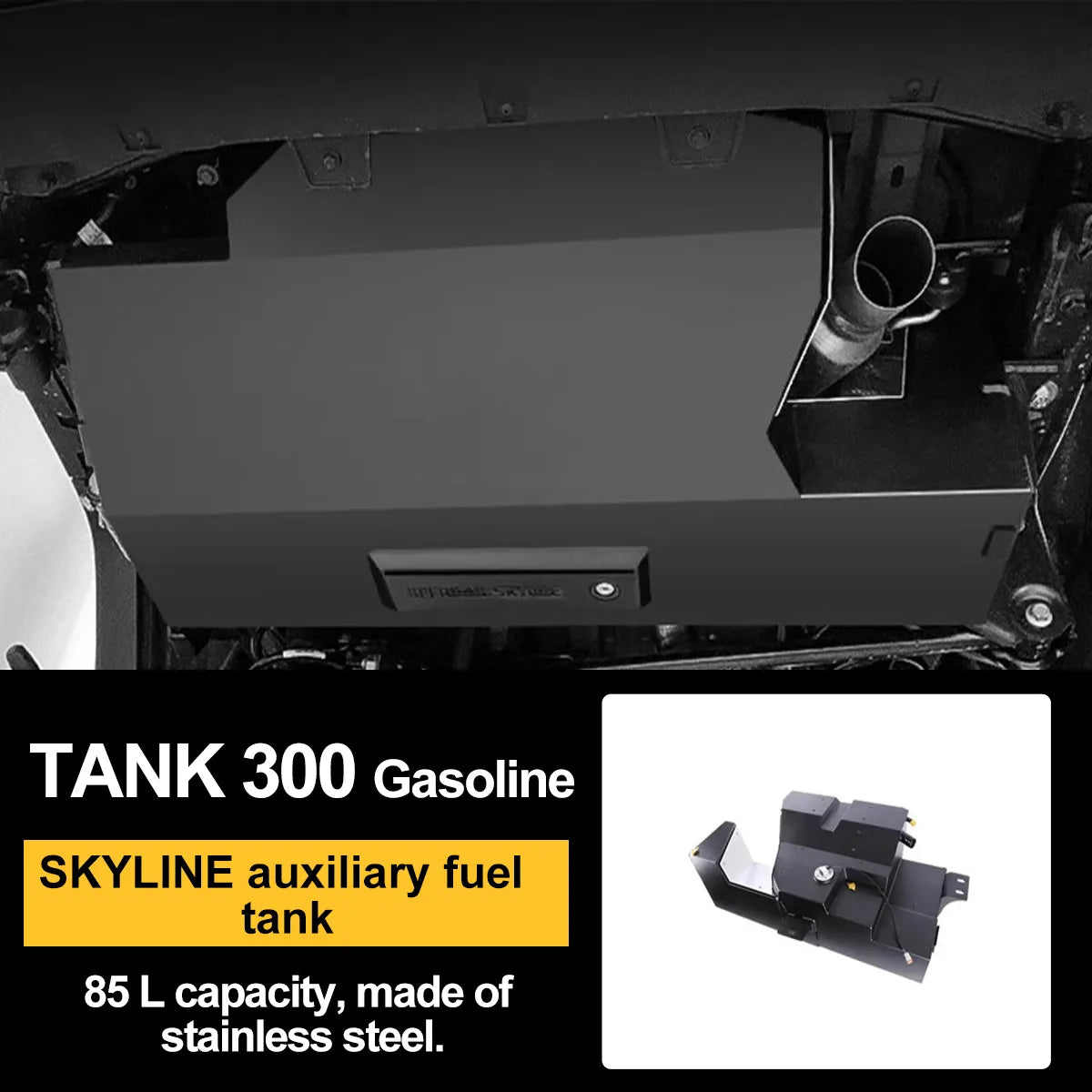 SKYLINE Main & Auxiliary Fuel Tanks for GWM Tank 300, 400 & 500