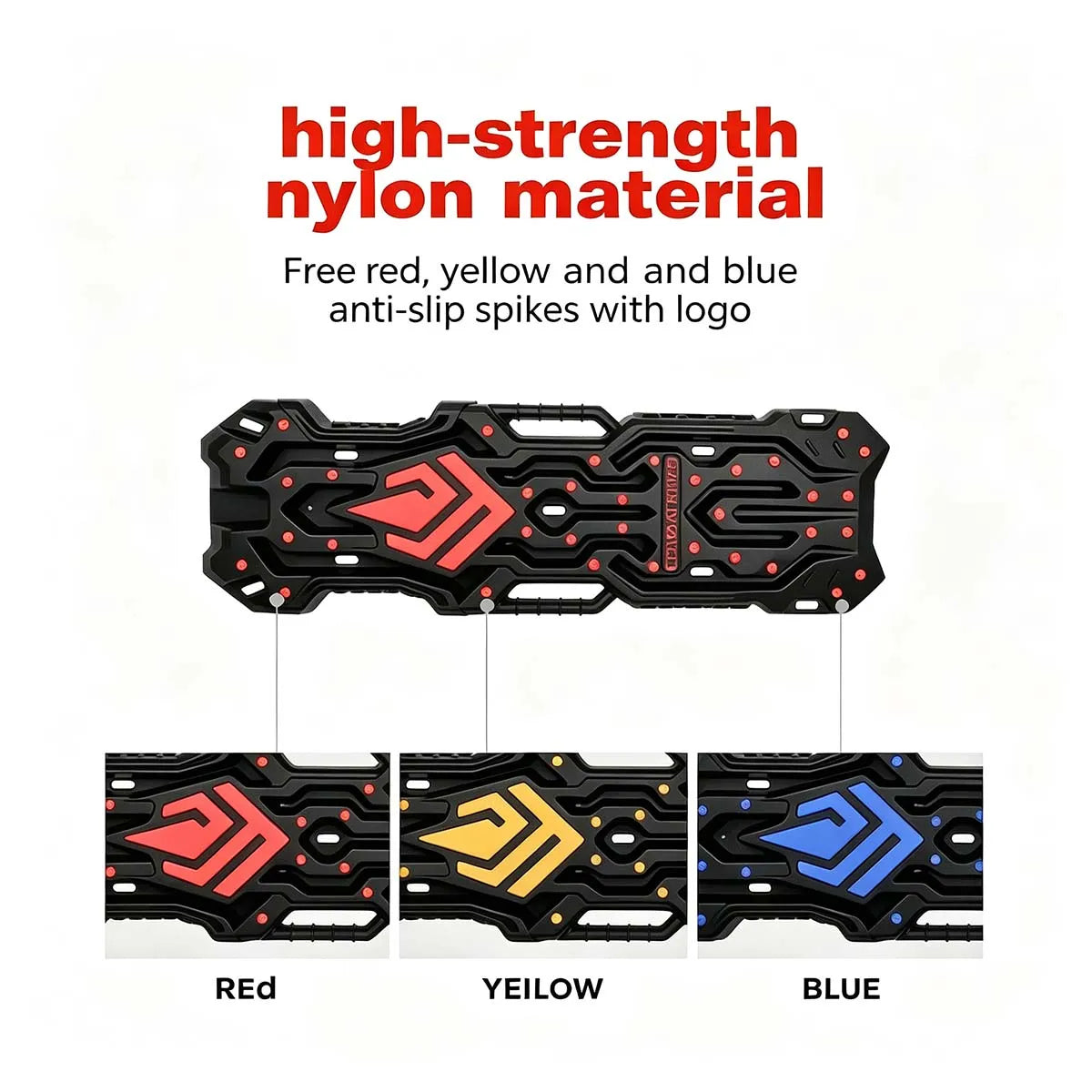 Off-Road Recovery Traction Board Set for Snow, Mud and Sand