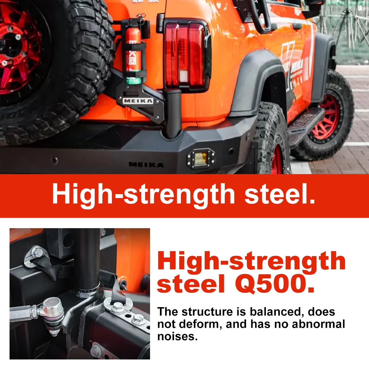 MK Heavy-Duty Linkage Spare Tire Bracket for GWM Tank 300