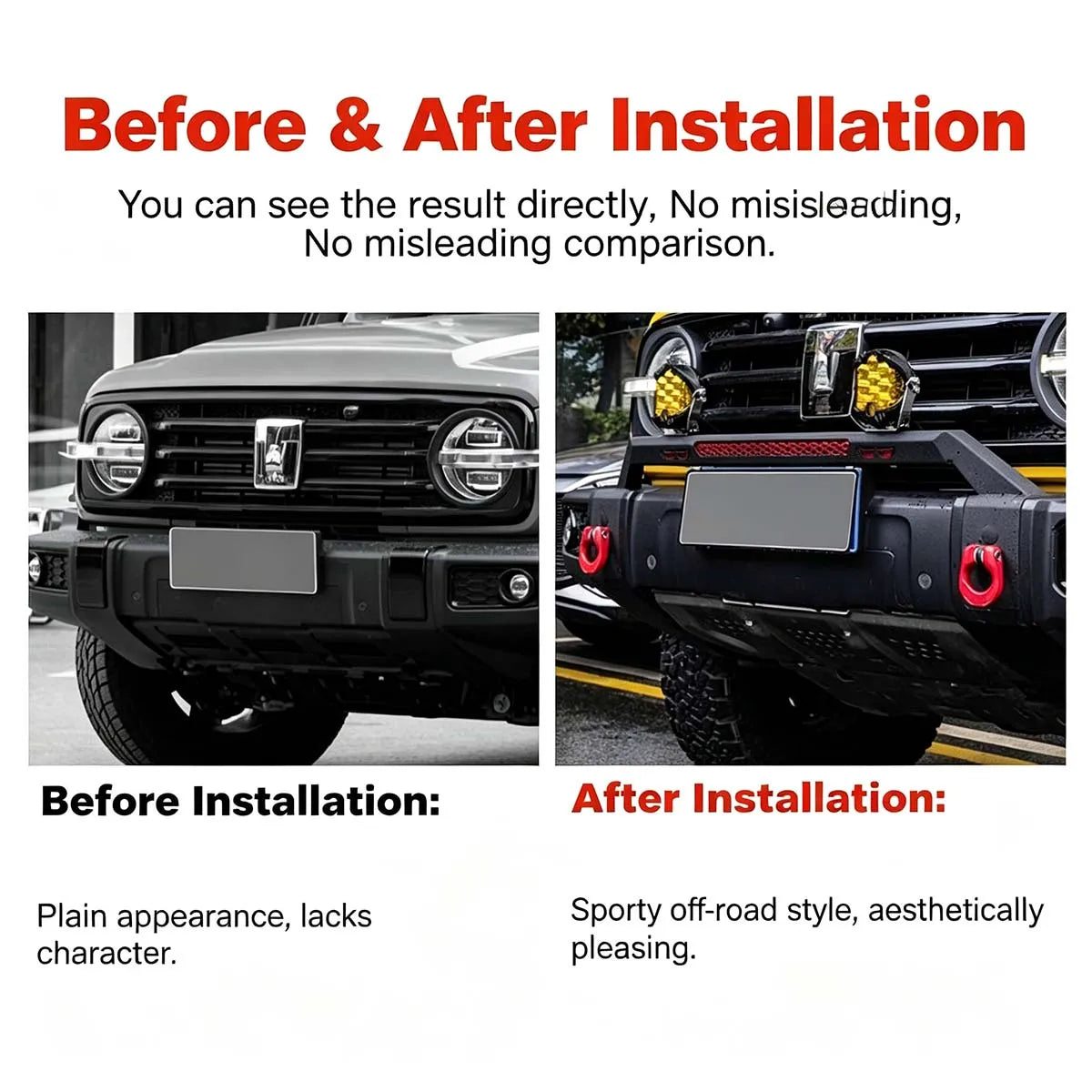 Front bumper Tank 300 – Style 4