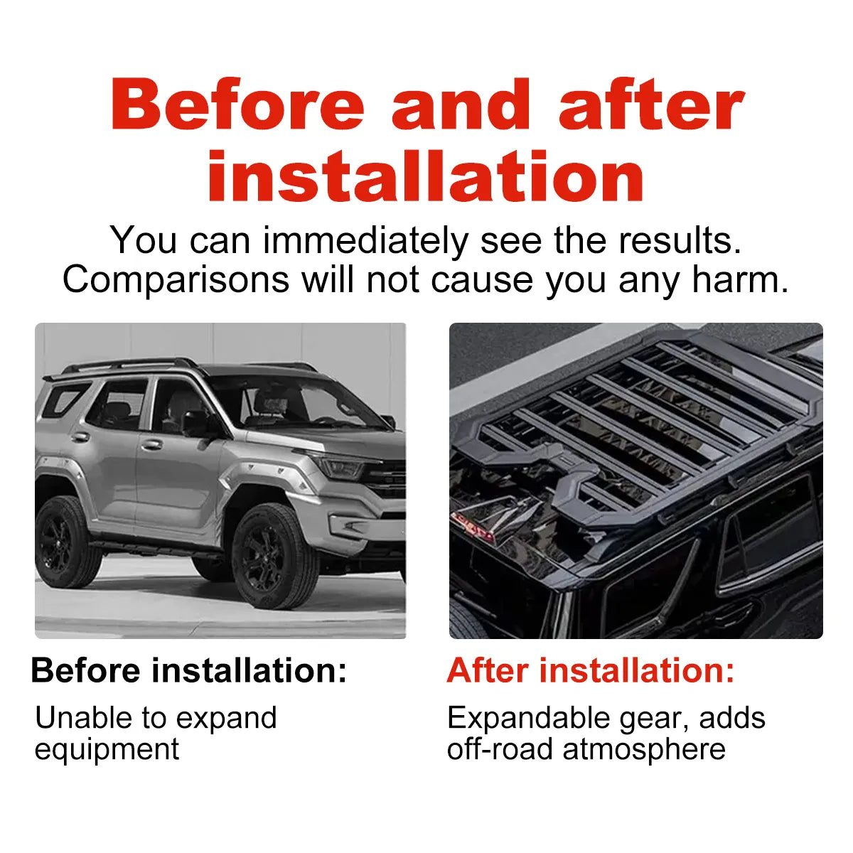 Mechanic-Style Roof Rack for Tank 400