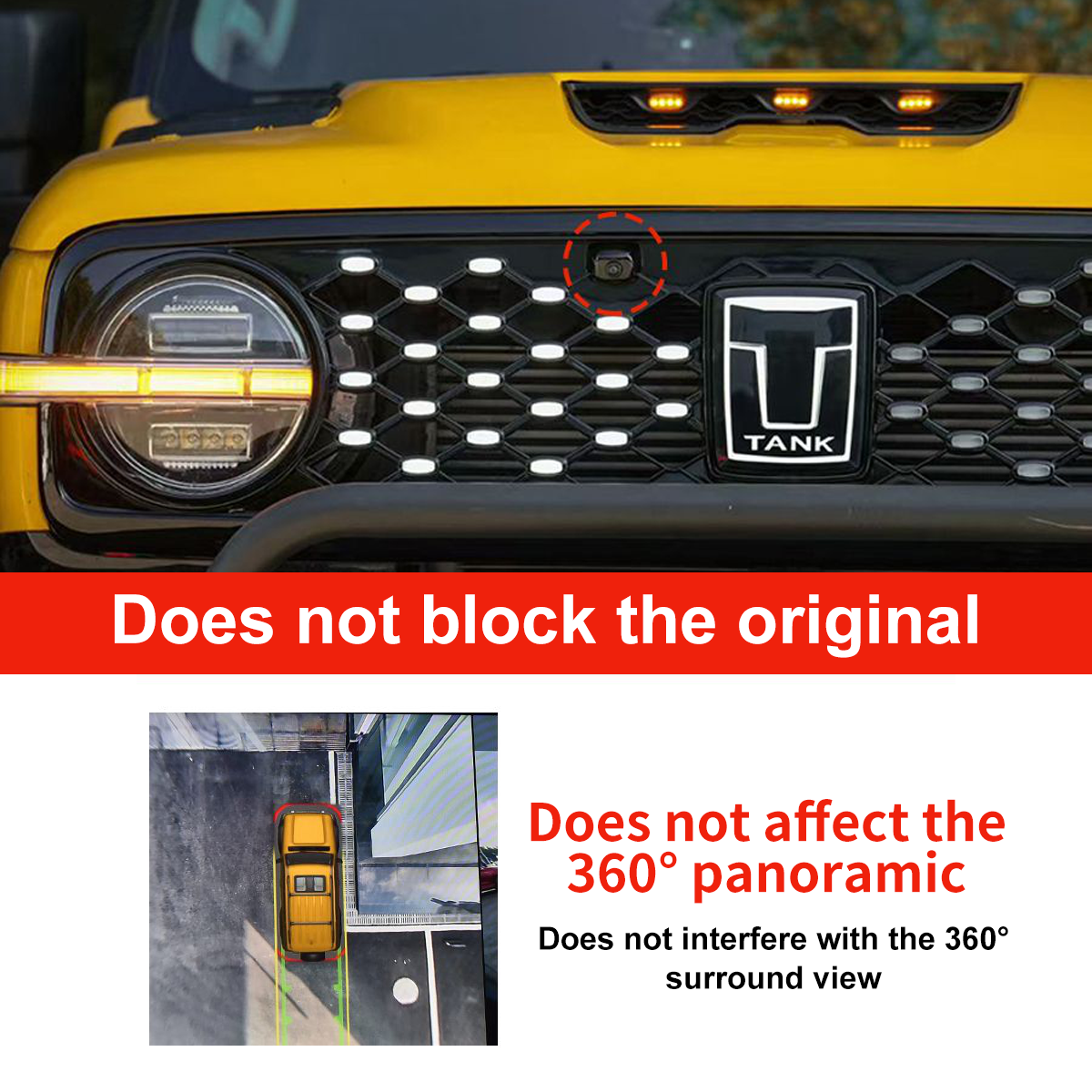 Starry Sky radiator grille with backlit for Tank 300