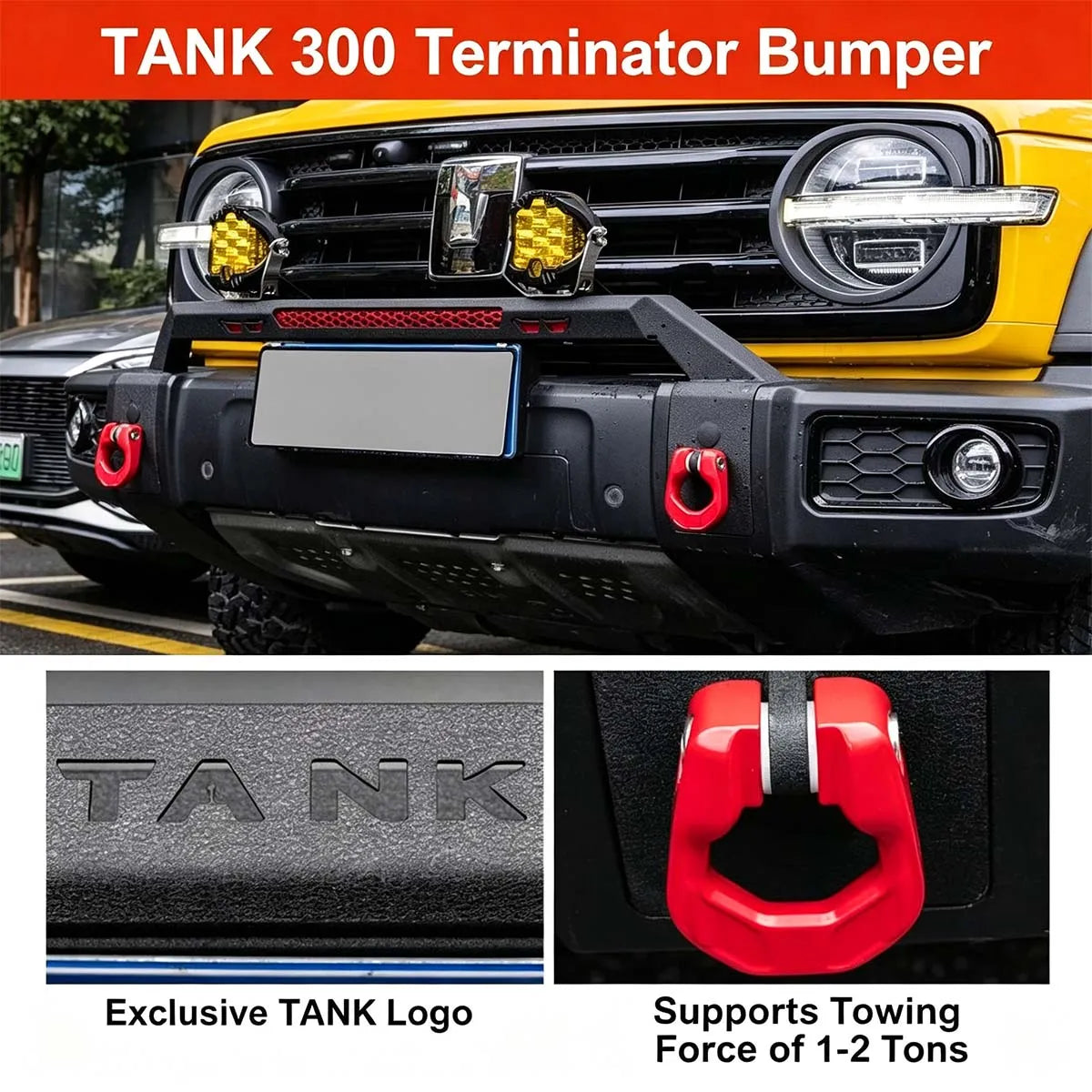 Front bumper Tank 300 – Style 7