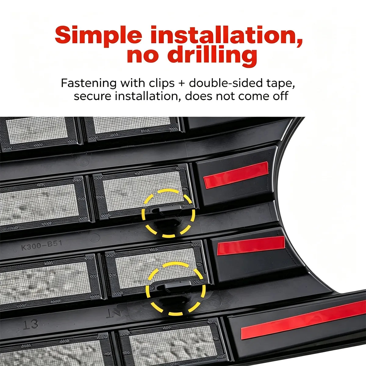 Protective radiator netting for Tank 300 – Mosquito netting