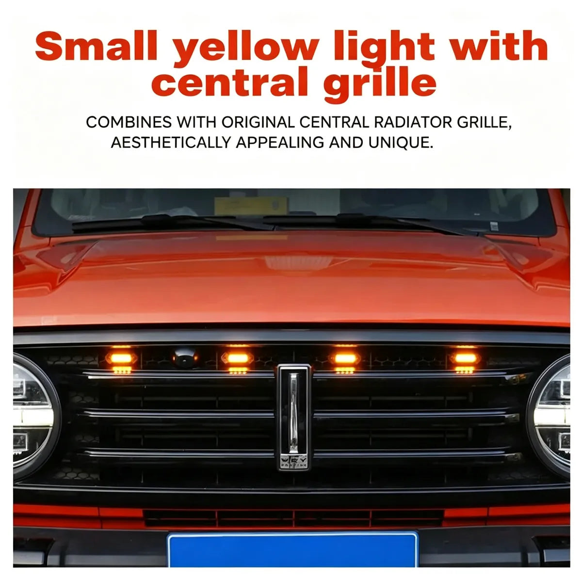 Tank 300 Little Yellow Light – Updated 6 Generation Version, 48 LEDs, Installation with Locks – Style 2