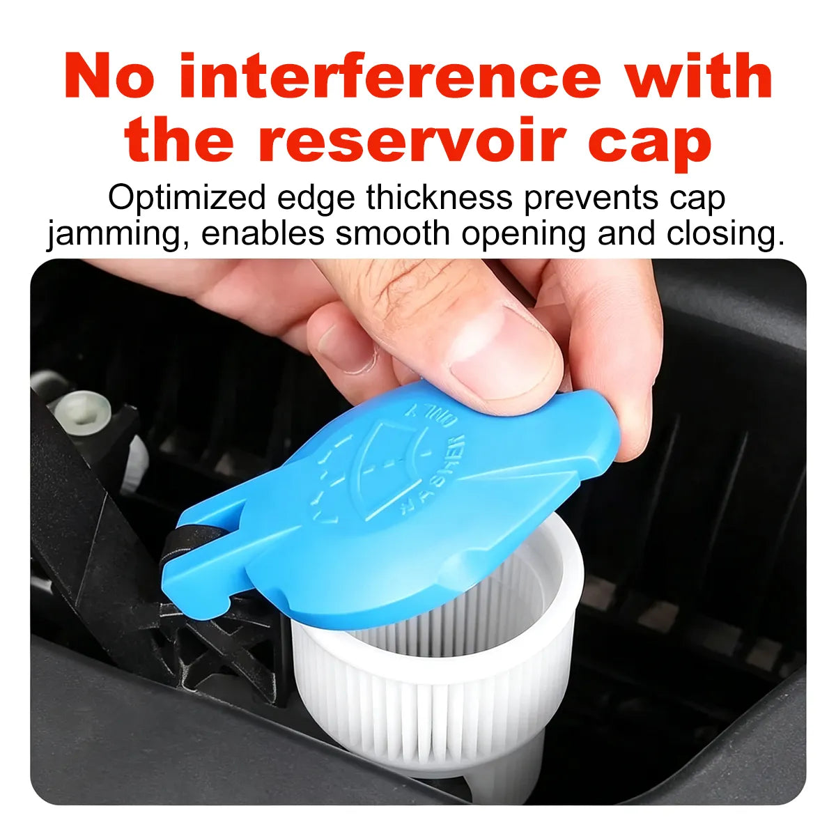 Funnel-mesh filter for filler neck tank of windshield washer Tank 400
