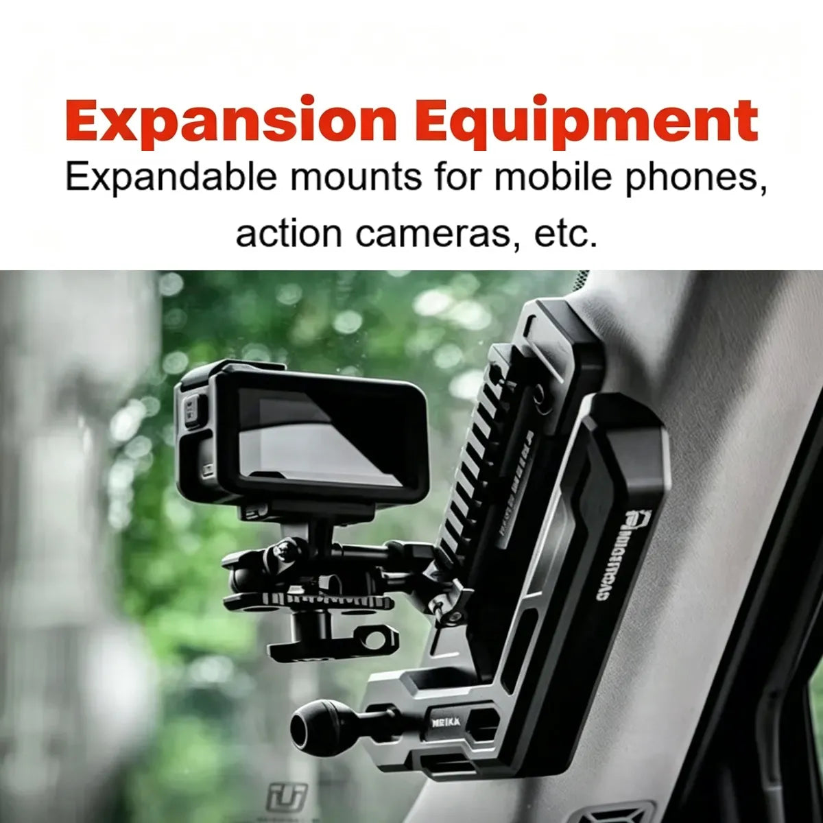 Holder for phone on handle of rack A for Tank 300