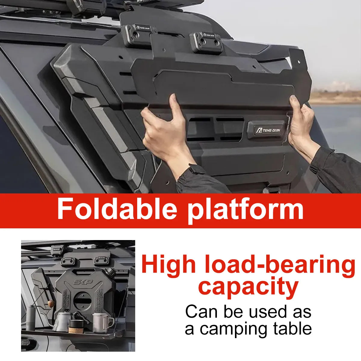 Mechanic-Style Roof Rack for Tank 400