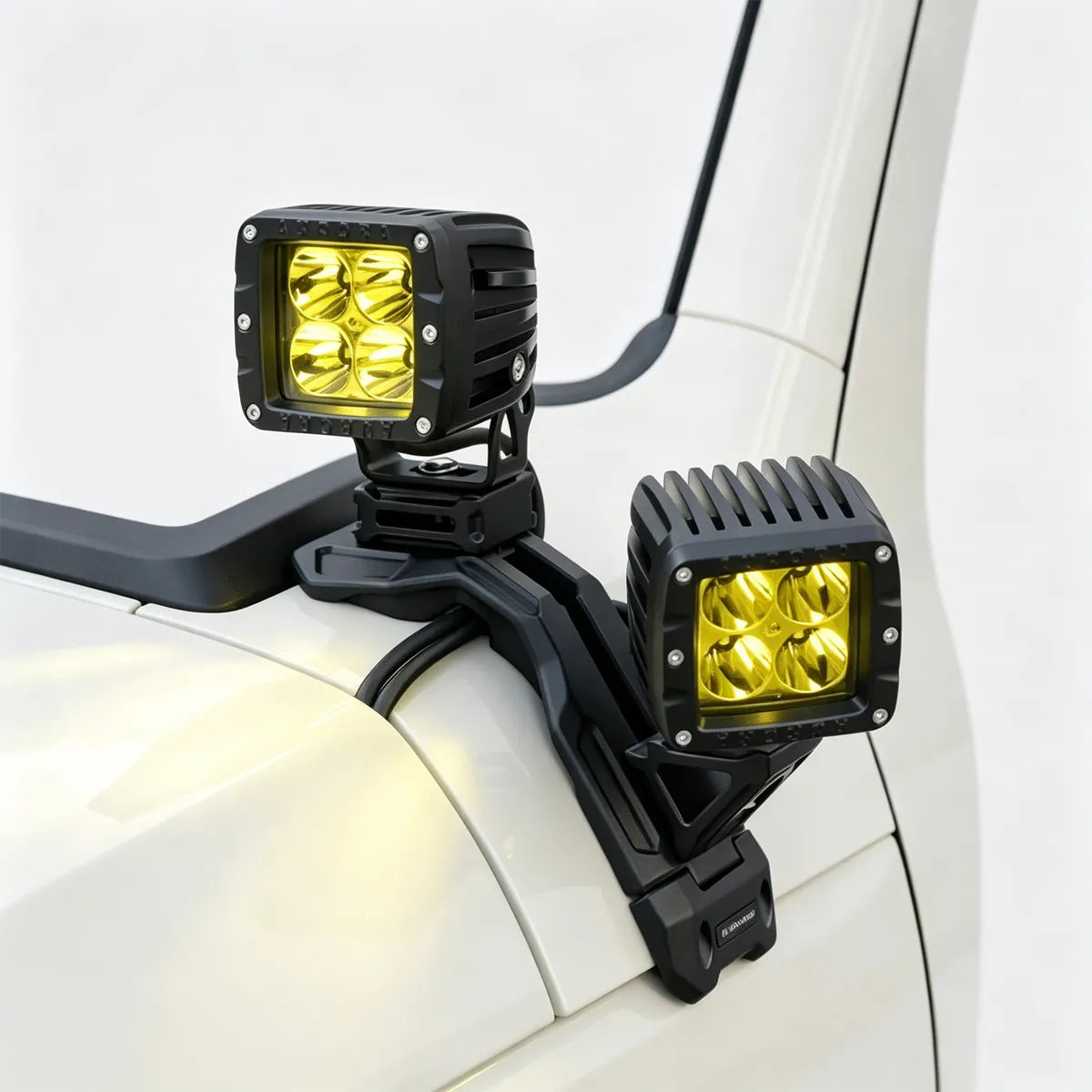 Bracket on the hood for Tank 300, for the spotlight and action camera on the A rack