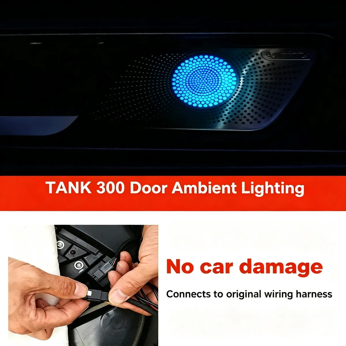 Accessories for Tank 300 LED-lighting of door speakers