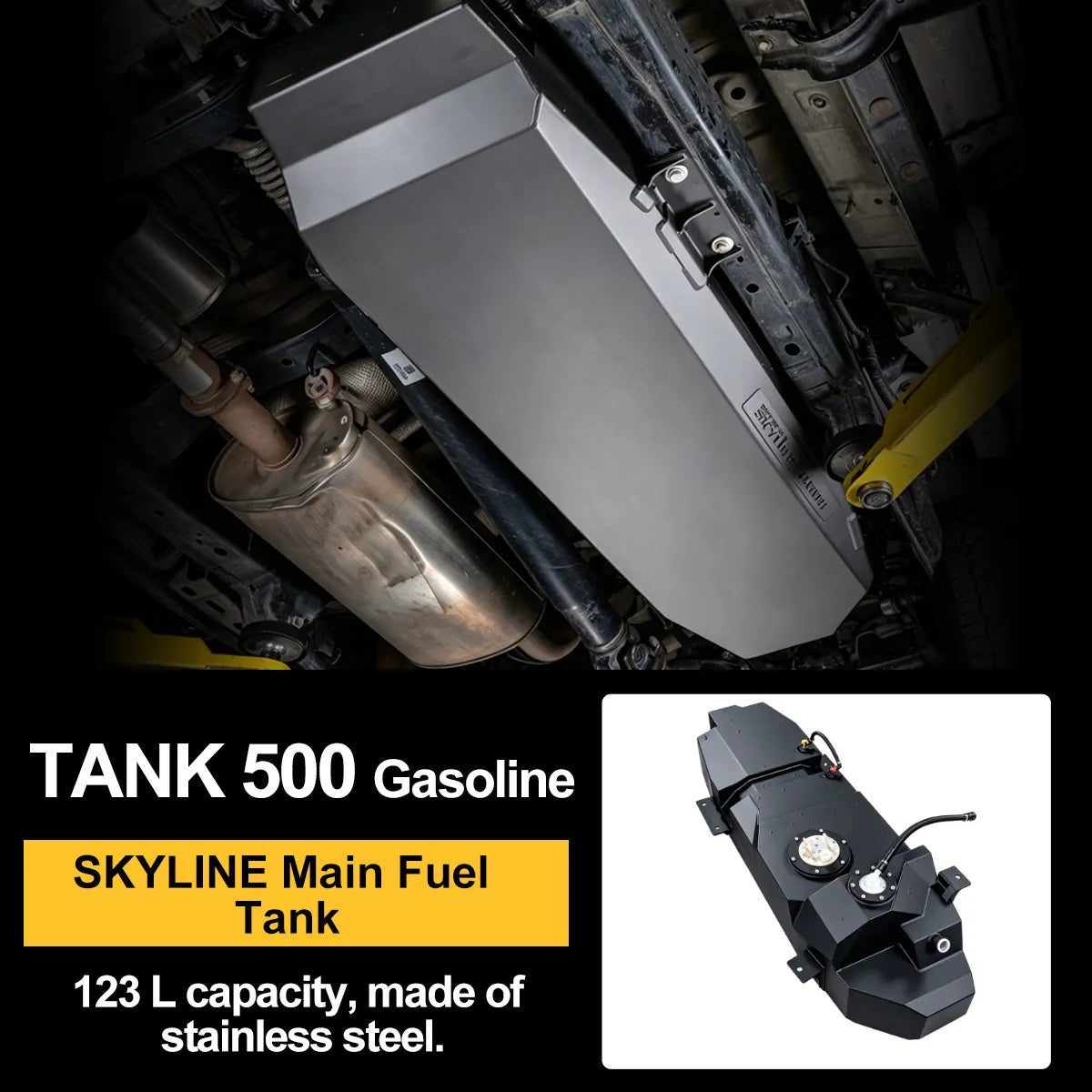 SKYLINE Main & Auxiliary Fuel Tanks for GWM Tank 300, 400 & 500