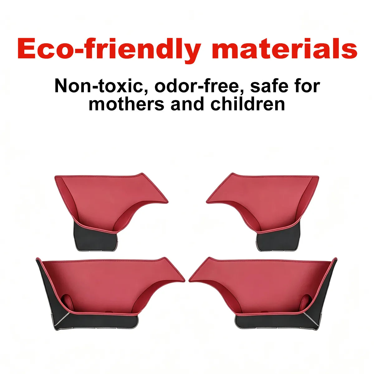 Leather liners for lower door pockets Tank 400 Hi4-T
