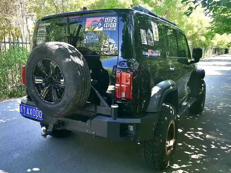 GWM Tank 300 SUREE JINGHONG Australian Style Rear Bumper Rubik's Cube Modular Front Bumper and Rear Bumper Independent Linkage Spare Tire  Rack Kit