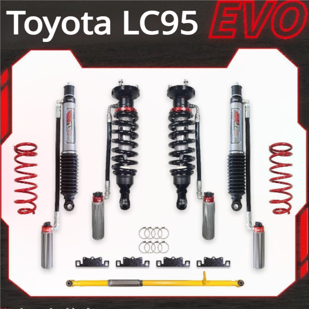 Toyota LC95 EVO 65 SHAXI Nitrogen-Filled Adjustable Shock Absorbers