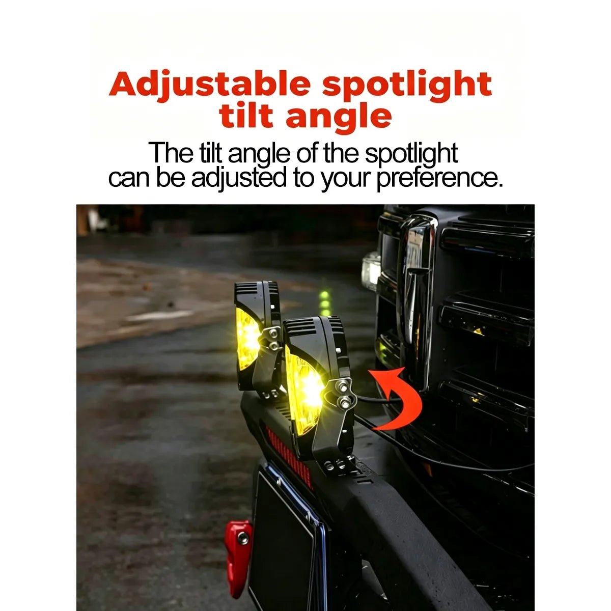 Ultra-bright LED lights for Tank 300 bumper