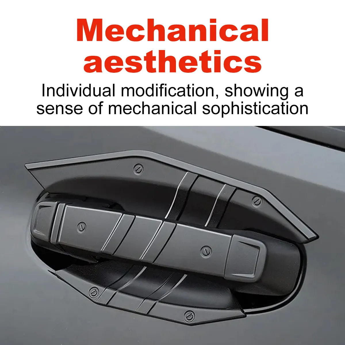 Protective linings on exterior door handles Tank 400