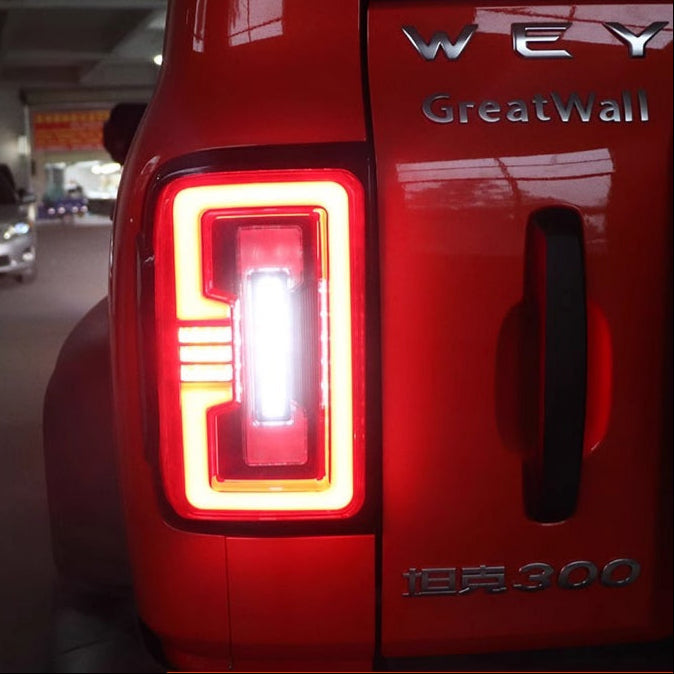 GWM Tank 300 Modification Special Multi-Function Rear Taillight Assembly Rear Fog Light Car Decoration Accessories
