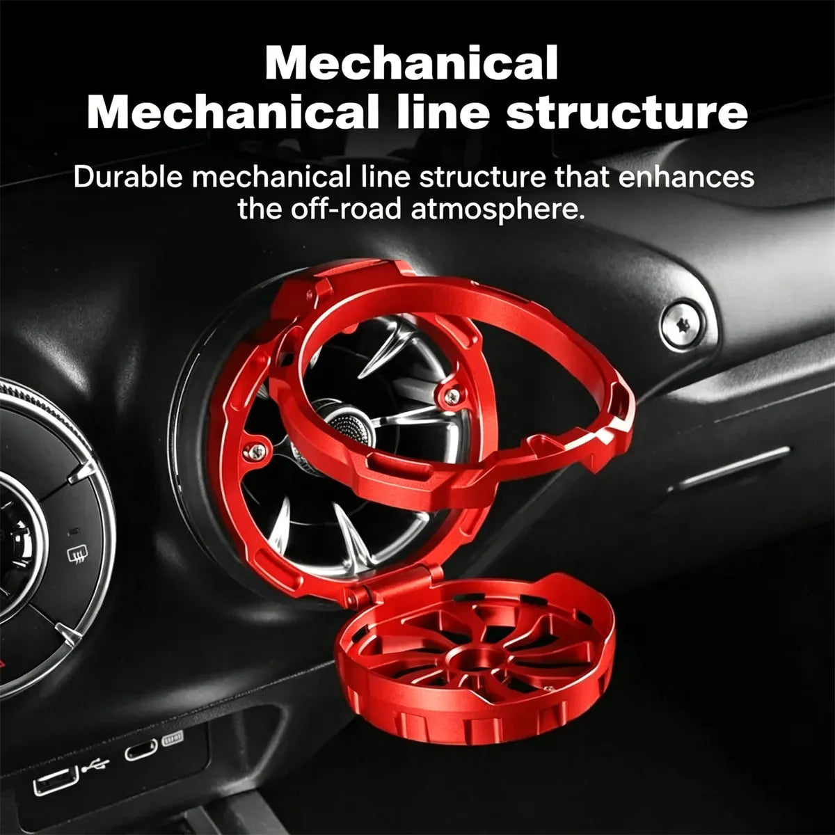 Vent-Mount Folding Cup Holder for Tank 300